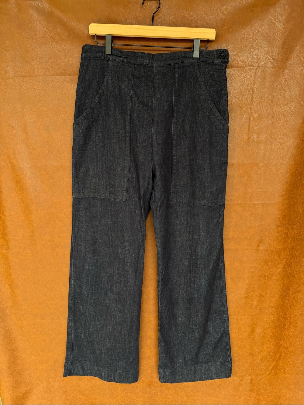 Prairie Underground Yr Arrow Jeans Womens L High Rise Wide Leg Denim USA